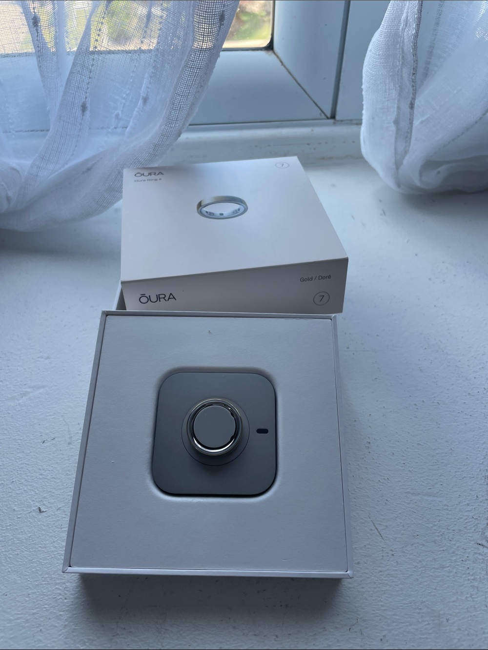 Gold Oura Ring 4, Size 7, Brand New!